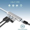 Tec-Digi USB 3.0 Hub Aluminum Alloy 4-Port Adapter, Ultra Slim