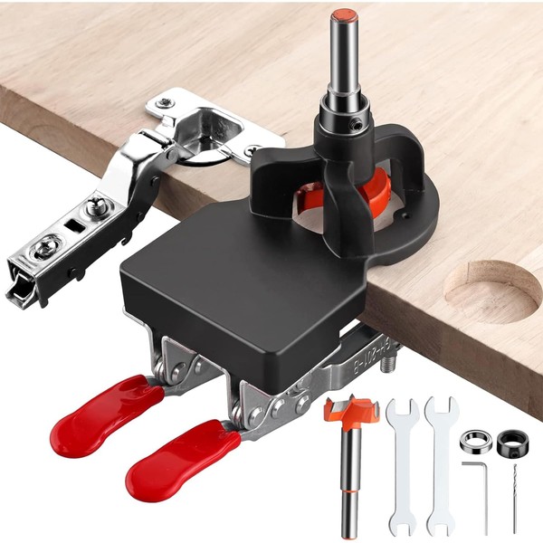 RUAKIVA 35 mm Perforadora de Bisagra,Abrazadera de Bisagra de Puerta