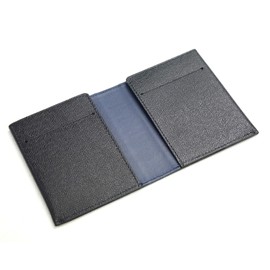 Leather Factory Flat II Money Clip, Men's Genuine Leather, Thin, Thin, Black