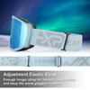 EXP VISION Ski Goggles Snowboard for Men Women, OTG Anti