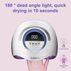 Ruspela 300W UV LED Nail Lamp with Phone Holder 72