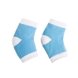 BIUDECO Whitening Foot Socks Moisturizing Gel Nylon Gel Socks for Heel Sky Blue