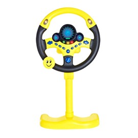 Children Steering Wheel Toy Simulation Driving Car Education Toy 360 Degree Rotating Detachable for Ages 3 Up Toddlers Type 3