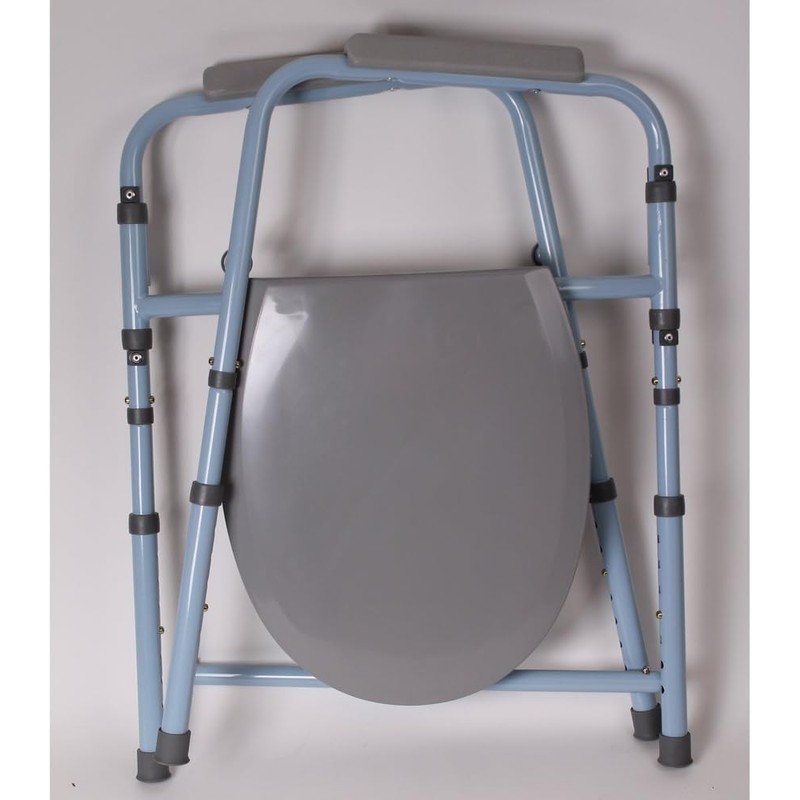 Carex 3-in-1 Folding Bedside Commode with 14 Pack Commode Liners