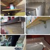 MOLATE Angle Bracket, Stainless Steel, Shelf Bracket, 2.6 x 2.6