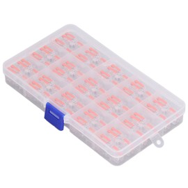 30PCS Quick Splicing Wire Connector Transparent PC Copper Stripping Terminal Splitter DF‑12