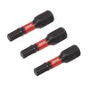 Sealey Impact Power Tool Hexagon Screwdriver Bits Hex 4mm 25mm