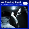 GZ5CG Car Led Dome Light Interior Wireless Rechargeable Battery Powered