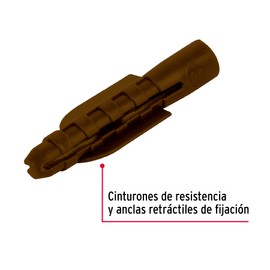 Fiero TAQ-5/16P, Taquete plástico de 5/16"