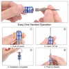 sourcing map 10PCS 1/4 Inch Hex Shank Aluminum Alloy Screwdriver