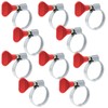 morytrade Hose Band, Stainless Steel, Hand Tighten, Hose Clamp, Drainage