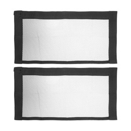 uxcell 2 Pcs Universal Car Trunk Seat Back Elastic Mesh Rear Cargo Net Pickup Van Hammock Luggage Storage 15.75"x7.87"