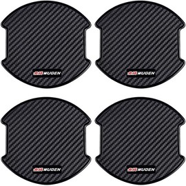 Infinite Honda Car Carbon Door Knob Guard Anti-Scratch Door Handle Protector 4 Pack (L, Honda)