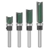 Yakamoz Industrial Grade 4Pcs 1/4 Inch Shank Flush Trim Router