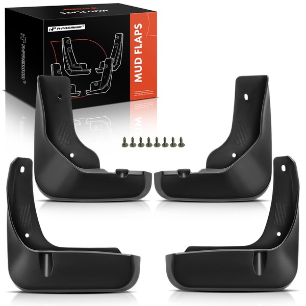 A-Premium Set of 4PCS Mud Flaps Splash Guards Mudguards Mudflaps