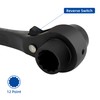 DAKCOS 19mm×22mm Ratchet Podger Spanner, 12 Point Double Ended Socket