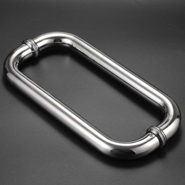 BlueNatHxRPR 10" Glass Door Handle Shower Door Handle Made of Back to Back Stainless Steel