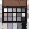UCANBE Smokey Black Eyeshadow Palette, 15 Colors Dark Shimmer Matte