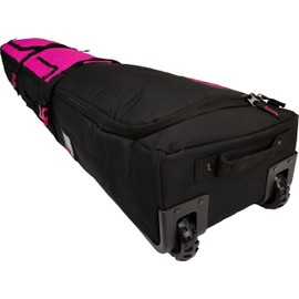 Element Equipment Wheeled Padded Snowboard Bag Ultimate Double - Premium High End Double Roller Travel Bag 177 Bar B Pink Ripstop