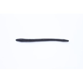 Zoom Bait Finesse Worm Bait-Pack of 20 (Black, 4.75-Inch)