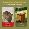 Timber Fence Post Cap | Fits 4x4" (100x100mm) Posts |