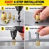 Manual Rivet Nut Gun for M3–M8 Threaded Inserts – Double-Handle