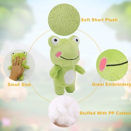 JUNERAIN Super Soft Frog Stuffed Animal Plush Toy, Cute Frog Plush Doll, Standing Frog Plushie Toy Gift for Kids Children Baby Girls Boys Toddlers, Creative Plush Frog Decoration, 25CM