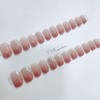 XUZOO 24 Nail Tips, 3D Shape, 3D Nails, Short, Long,