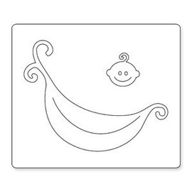 Ellison Sizzix Originals Die-Large Pea & Pea Pod