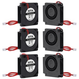 XIITIA 6pcs 4010 24V Blower Fan 40x40x10mm DC Turbo Fan Bearing Blower Radial Cooling Fans with 2 Pin Terminal for 3D Printer Parts