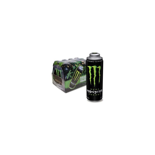 Mega Monster Energy Drink Cans, 24 Fl Oz (Pack of 12)