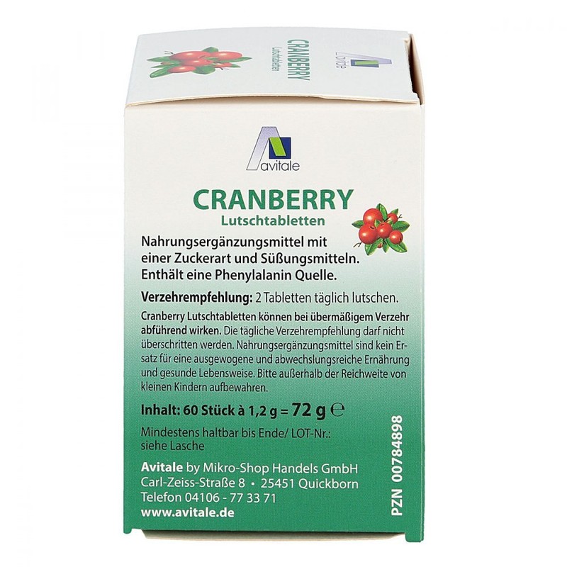 Cranberry Lozenges