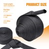 SUNNAREPOON 2-1/4'' Hydraulic Hose Protector Sleeve Hose Sheathing Wrap Cover