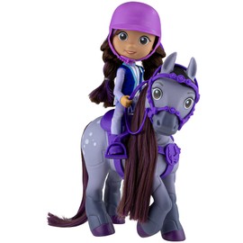 Breyer Horses Piper's Pony Tales | Paloma and Rayna | Doll and Horse Toy Set | 6" H x 6" L | Model #8502, Purple