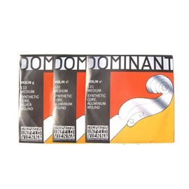 Thomastik Dominant Violin Strings for 1/2 Size ADG Line Set No.131 A Line + No.132 D Line + No.133 G Line 1/2 Set