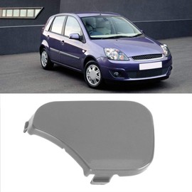Front Bumper Towing Hook Cover Cap ABS Front Bumper Suitable for Fiesta MK6 2005 - up to OE: 1375861 6S6117A989AA