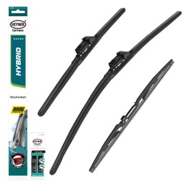 HEYNER® Windscreen Wiper Set with Rear Wiper Suitable for Mazda CX-5 (02.2017-10.2024) Hybrid Flat Bar Wiper Front and Rear Wiper