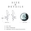 Kootwo Hummingbird Dangle Earrings 925 Sterling Silver Hummingbird Earrings for