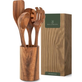 WALDWERK Wooden Cooking Utensils Set (5 Piece Set)