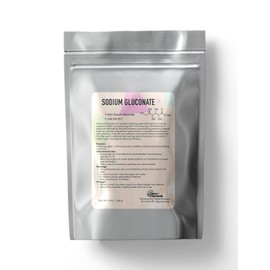 Sodium Gluconate Cosmetic Grade - 8 Oz / 226 g - Organic Sodium Gluconate Powder - Chelating Agent for Personal Care, Cosmetic Formulations & Industrial Applications - Stabilizer by Talsen Chemicals