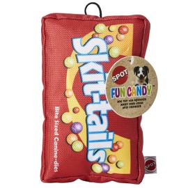 SPOT by Ethical Products - Fun Candy - Whimsical Funny Squeak Toys for Dog - Skit-Tails