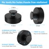 flintronic 4 Pcs Vacuum Suction Cup Hooks, Waterproof Reusable Heavy