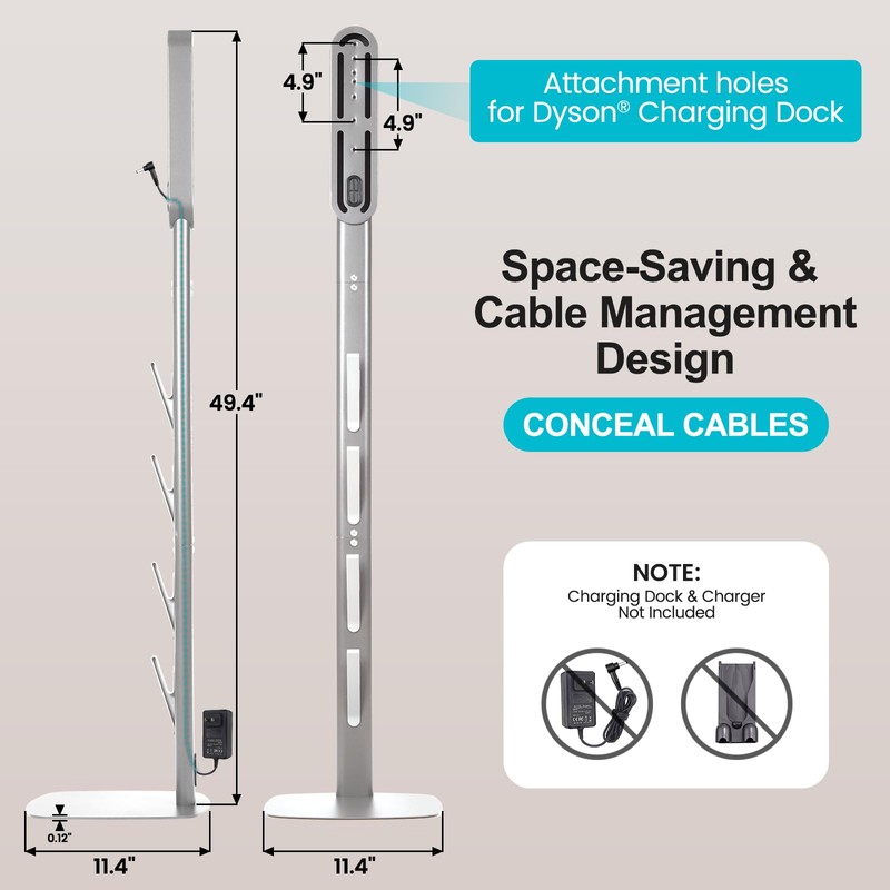 SIOMK Vacuum Stand for Dyson Gen5 V15 V12 V11 V10