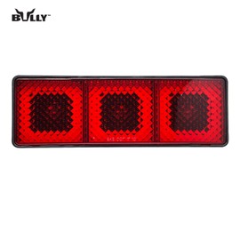 Bully CR-007XL Universal Extra Large Tow Hitch Cover/Receiver Trailer Plug in Black with Brake Light With No Manufacturer Logo or Emblem - Car, SUV and Truck Accessories