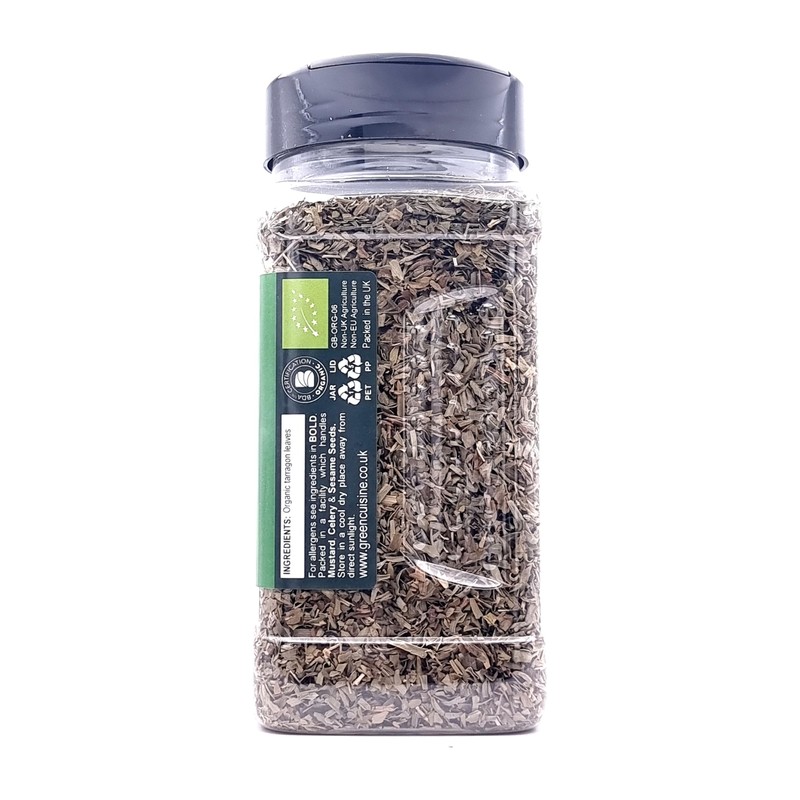 Organic Tarragon | 70g | Certified Organic Dried Tarragon Leaves
