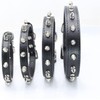 Medium Dog Collar for Male, Spiked Cat Collar Pu Leather