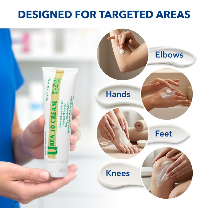 STRATUS PHARMACEUTICALS Urea 10% Cream with Vitamin E for Very