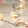 myCozyLite LED String Lights Plug in, Globe String Lights Indoor