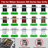 GasSaf 19.5 inch Grill Grates Replacement for Weber 7524, 7528,