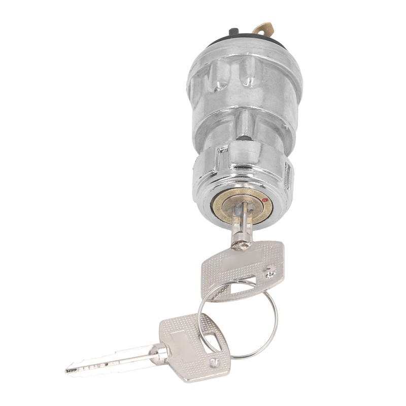 Universal Key Ignition Switch Stainless Steel Cross 2 Gears Key